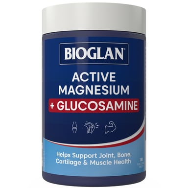 Bioglan Active Magnesium+Glucosamine 180 tablets