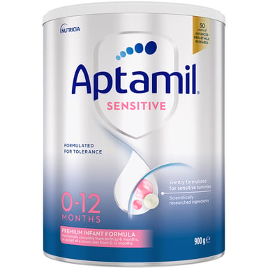 Aptamil Sensitive Premium Baby Formula From 0 To 12 Months 900g