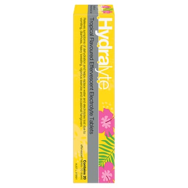 Hydralyte Effervescent Tropical 20 tablets