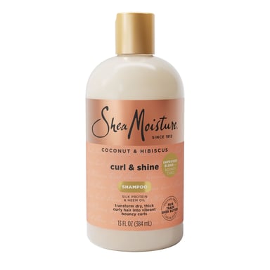 SheaMoisture Coconut & Hibiscus Curl & Shine Shampoo 384ml