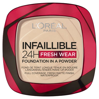 L'Oreal Paris Infallible Compact Powder Foundation 20 Ivory 1 each