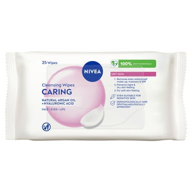 Nivea 3-In-1 Gentle Cleansing Wipes 25 pack