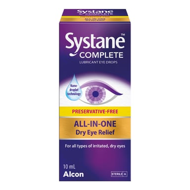 Systane Complete Preservative-Free Lubricant Eye Drops 10ml