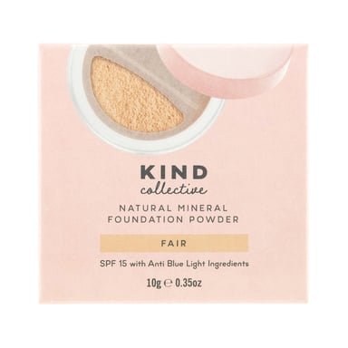 The Kind Collective Natural Mineral Foundation Powder Fair 10g