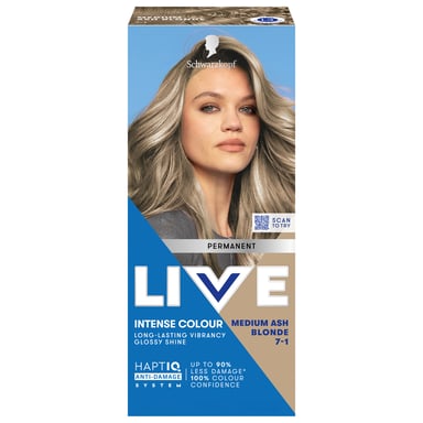 Schwarzkopf Live Colour Perm 7.1 Medium Ash Blonde 200g