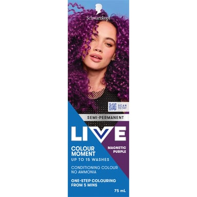 Schwarzkopf LIVE Colour UBs Magnetic Purple Semi Permanent 75ml