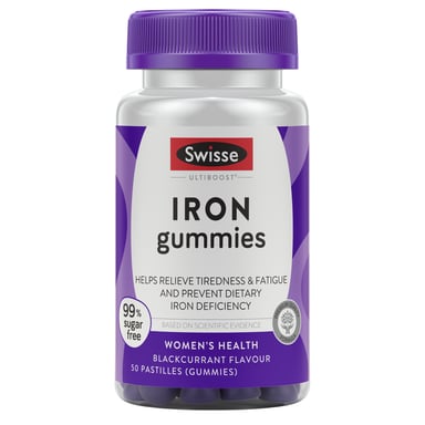 Swisse Ultiboost Iron Gummies 50 pastilles