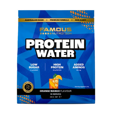 Famous Nutrition Protein Water Orange & Mango 300g