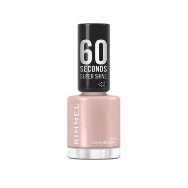 Rimmel 60 Seconds Super Shine Quick Dry Nail Polish 109 Evening Sand 8ml