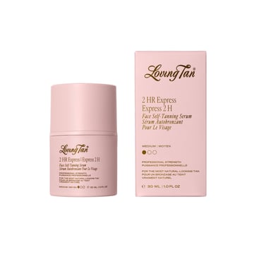 Loving Tan 2 HR Express Face Tanning Serum Medium 30ml