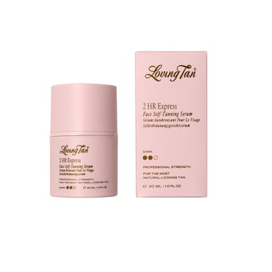 Loving Tan 2 HR Express Face Tanning Serum Dark 30ml