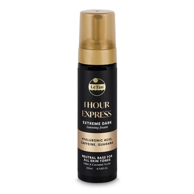 Le Tan 1 Hour Express Extreme Dark Tanning Foam 200ml