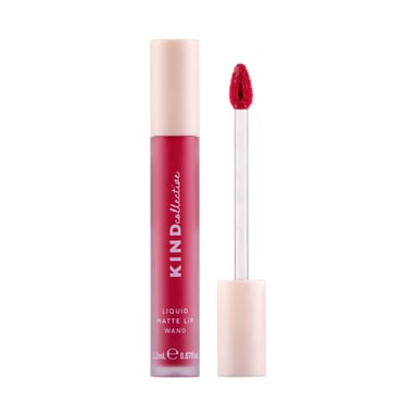 The Kind Collective Liquid Matte Lip Wand - Raspberry Season 220g