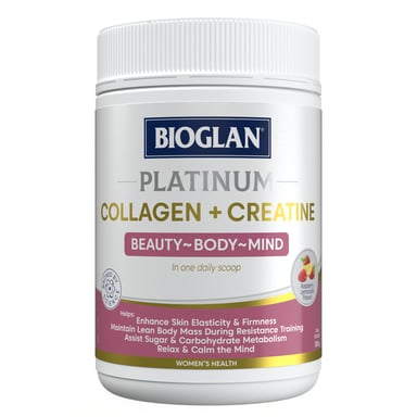 Bioglan Platinum Collagen + Creatine 300g