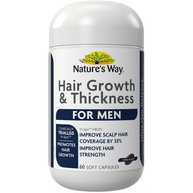 Nature's Way Hair Growth & Thickness For Men 60 capsules