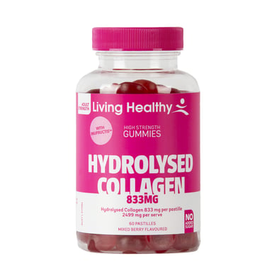 Living Healthy Gummies Collagen 833mg - 60 pastilles