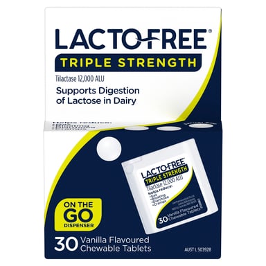 Lacto-Free Lacto Free Triple Strength Chewable 30 chewable tablets
