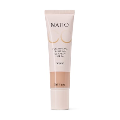 Natio Pure Mineral Skin CC Cream SPF 50 - Maple 30ml