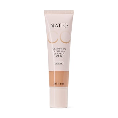 Natio Pure Mineral Skin CC Cream SPF 50 - Mocha 30ml