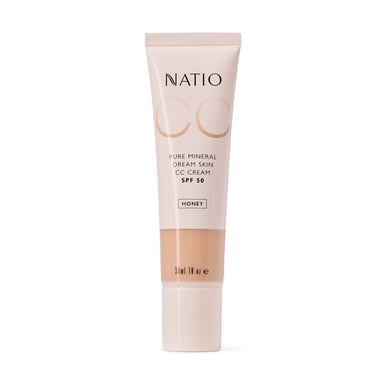 Natio Pure Mineral Skin CC Cream SPF 50 - Honey 30ml