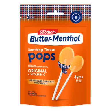 Butter Menthol Pops 8pk  1g