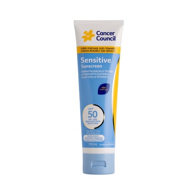 Cancer Council Sensitive SPF50+ 110ml