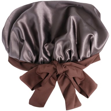 Wicked Sista Deluxe Satin Sleep Turban With Ties Mocca 1 each