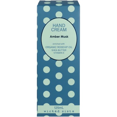 Wicked Sista Hand Cream Amber Musk 120ml