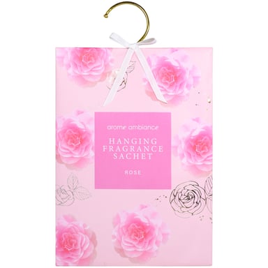 Arome Ambiance Timeless Florals Hanging Fragrance Sachet Rose 4 piece