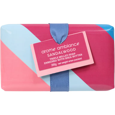 Arome Ambiance Wrapped Soap Sandalwood 200g