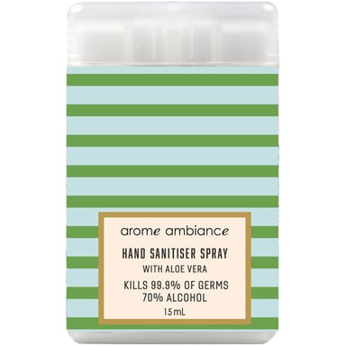 Arome Ambiance Hand Sanitiser Spray Stripes 15ml