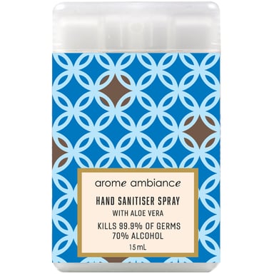 Arome Ambiance Hand Sanitiser Spray Lattice 15ml
