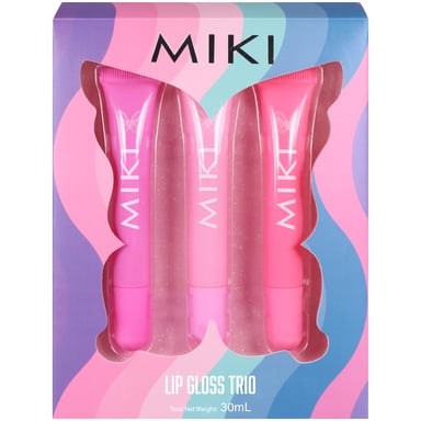 Miki Lip Gloss Trio 3 piece