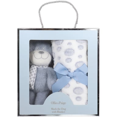 Ollie & Paige Mack The Dog With Blanket 2 piece