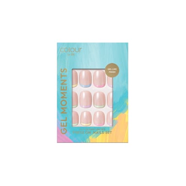 Colour by DB Gel Moments Press On Nail Set Celebration Tips 1 each