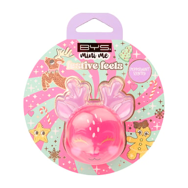 BYS Mini Me Festive Feels Lip Balm Reindeer Pink 1 each
