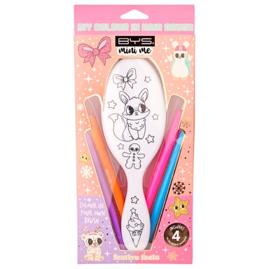 BYS Mini Me Festive Feels Colour In Hair Brush  1 each