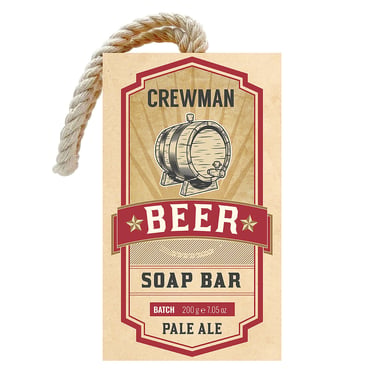 Crewman The Beer Bar Soap On A Rope 200g