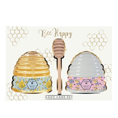 Bee Happy Hand Care Gift Set With Honey Stick 3 piece