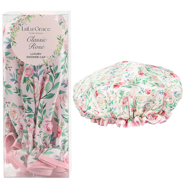 Lulu Grace Classic Rose Luxury Shower Cap 1 each
