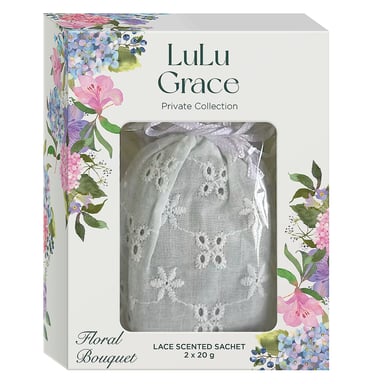 Lulu Grace Floral Bouquet Lace Sachet 2 pack