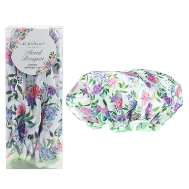 Lulu Grace Floral Bouquet Luxury Shower Cap 1 each