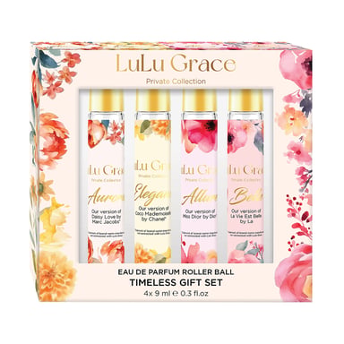 Lulu Grace Edp Roller Ball 9Ml Gift Set Timeless 4 piece
