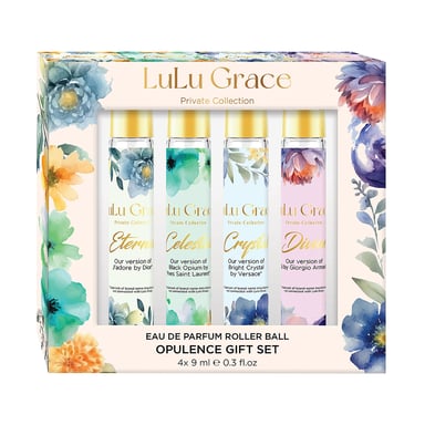 Lulu Grace Edp Roller Ball 9Ml Gift Set Opulence 4 piece
