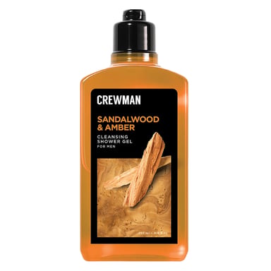 Crewman Shower Gel Sandalwood & Amber 250ml