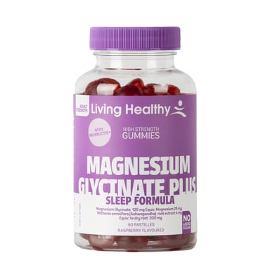 Living Healthy Magnesium Sleep Plus Ashwagandha Formula 60 pastilles