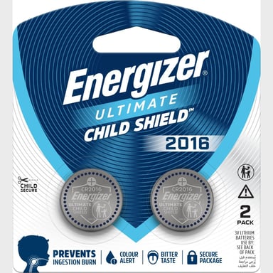 Energizer Ultimate Child Shield CR2016 2 pack