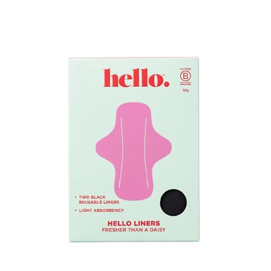 Hello Period Liners Fresher Than A Daisy 2 pack