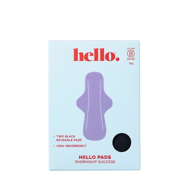 Hello Period Pads Overnight Success 2 pack