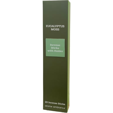 Arome Ambiance Incense Sticks With Holder Eucalyptus Moss 1 each